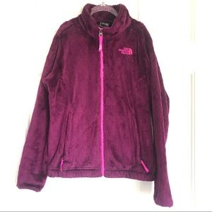North face jacket girl M